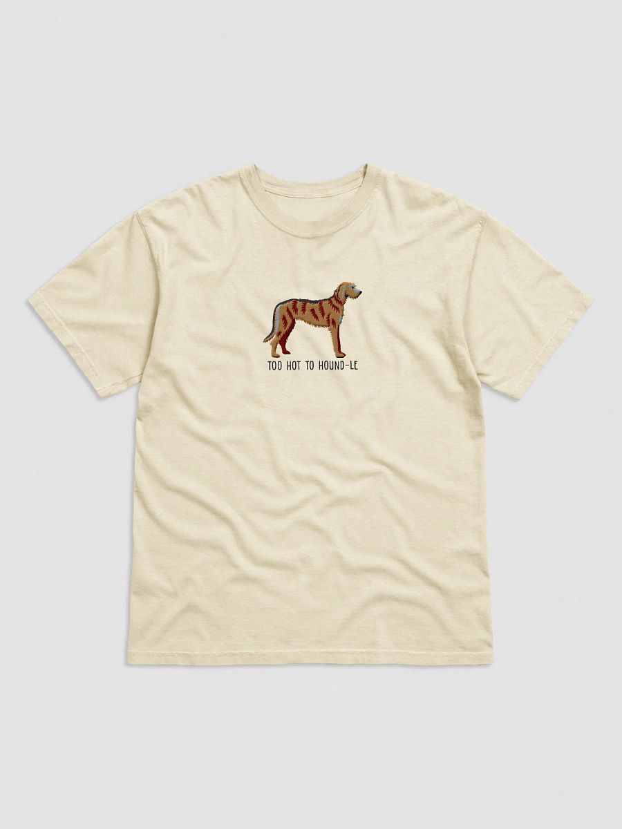 Too Hot to Houndle T-Shirt(Embroidered) of an Irish Wolfhound(Brindle) product image (33)