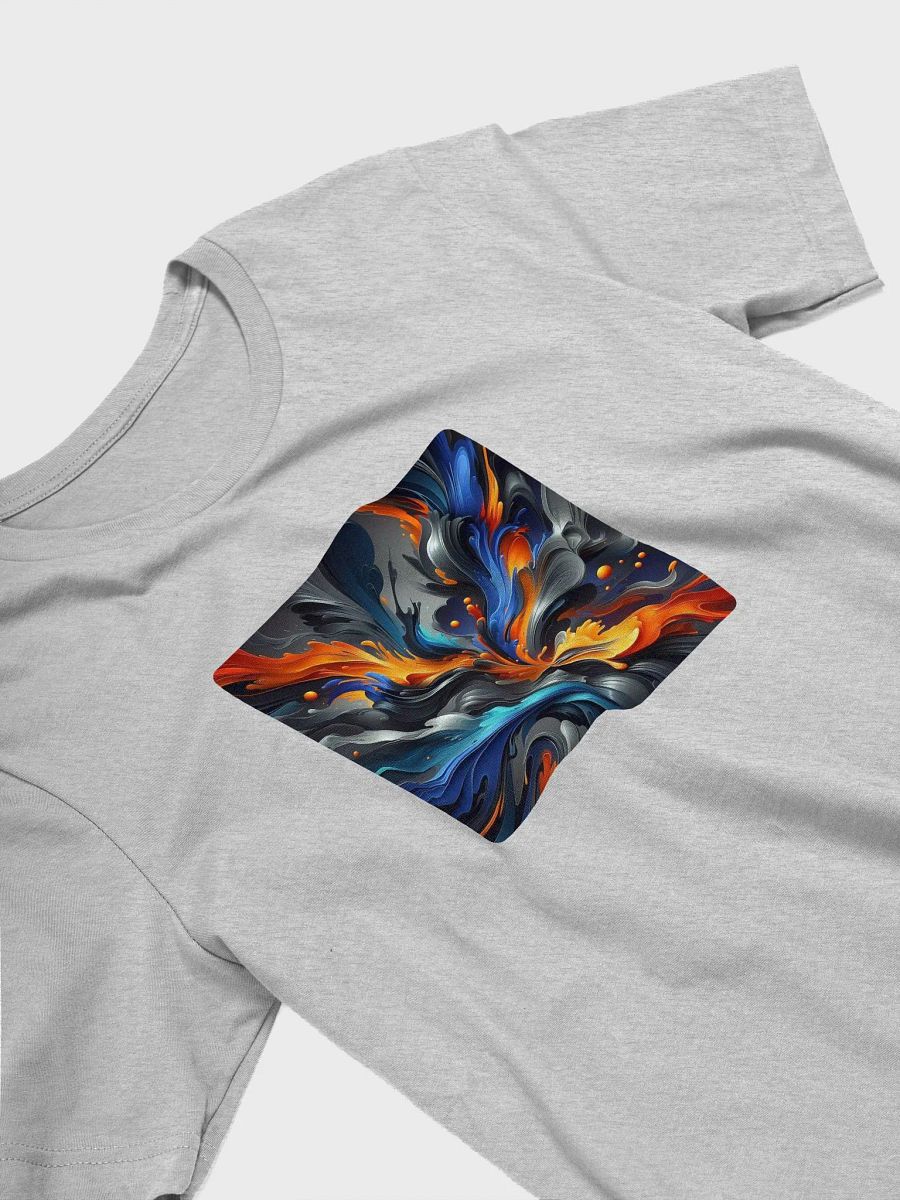 Iconic Softness Tee | AI Design abstract fluid product image (4)