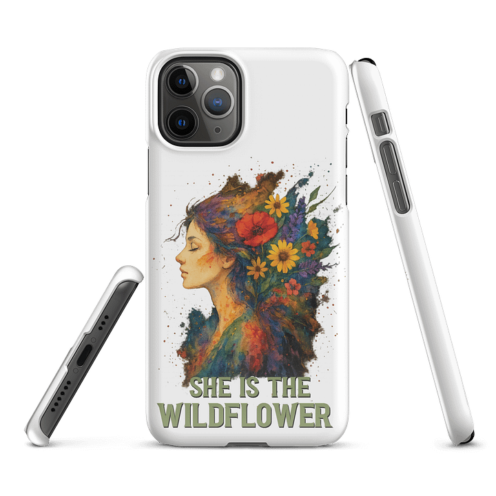 Wildflower iPhone Case – Boho Floral Naturecore Artistic Phone Cover product image (2)