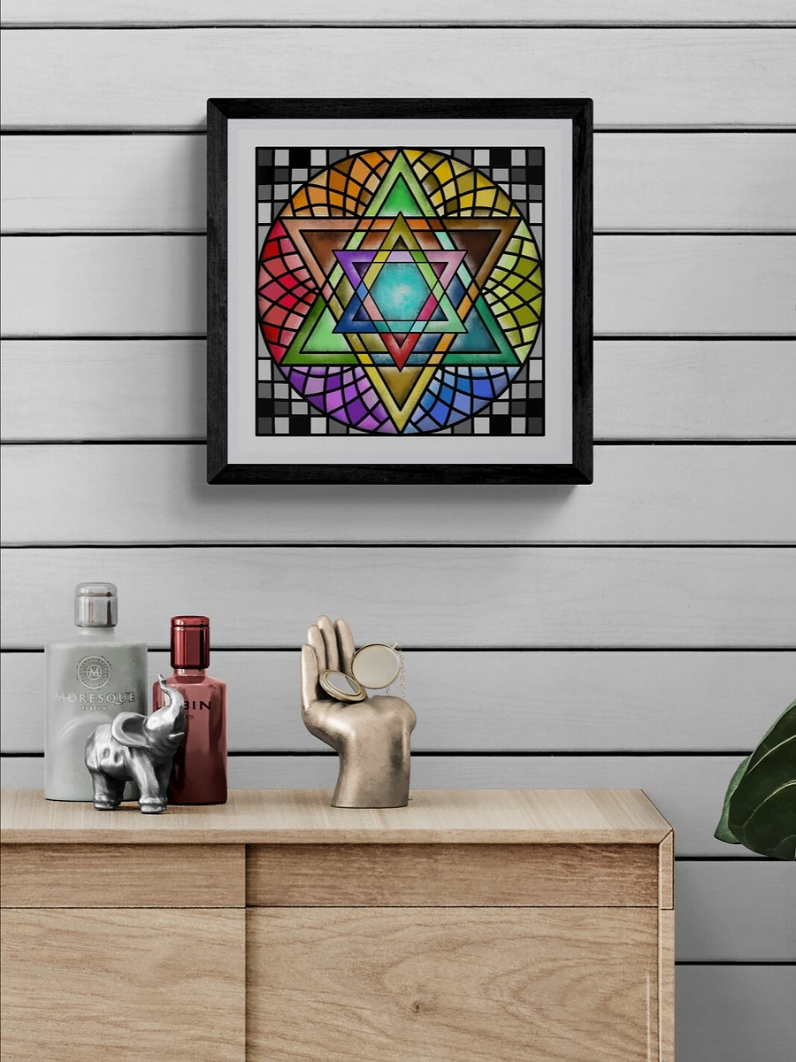 Star of David Stained Glass Art product image (1)