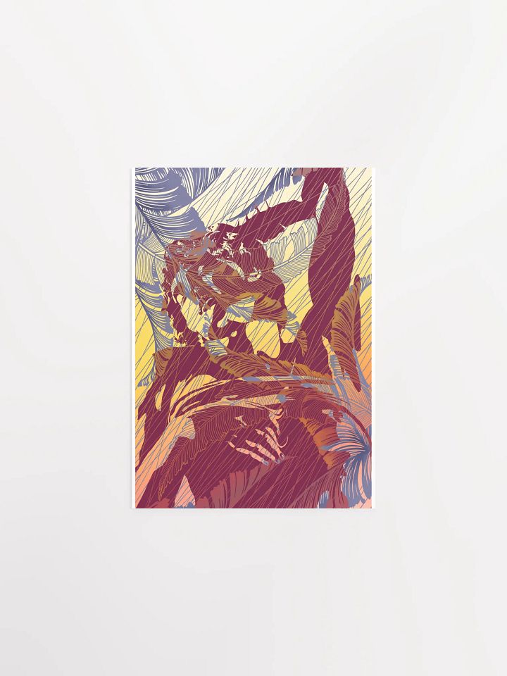 Red Michelangelo on Feathers - Print product image (2)