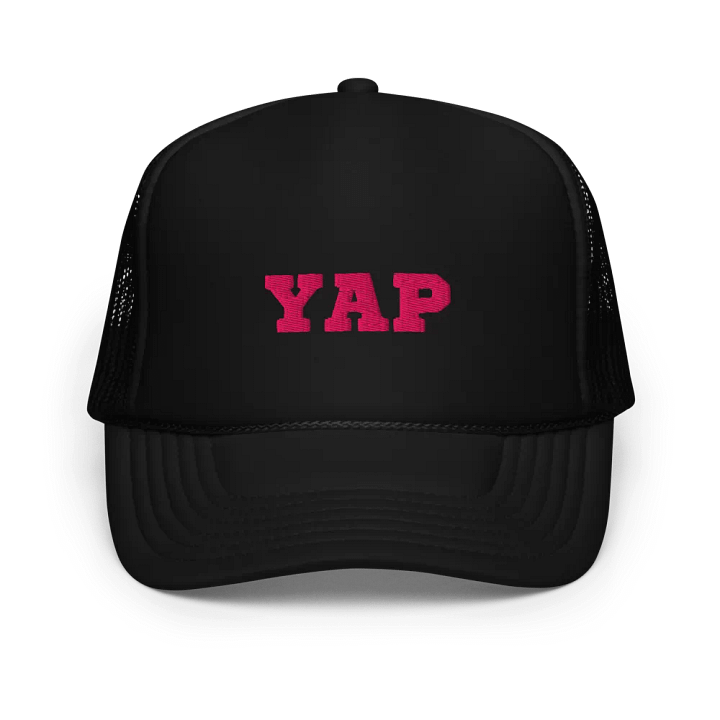 YAP embroidered trucker hat product image (1)