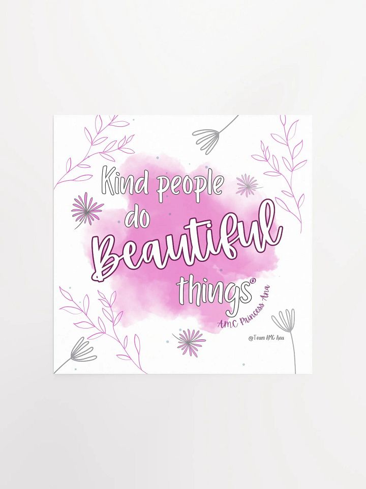 KPDBT - White/Pink Poster product image (2)