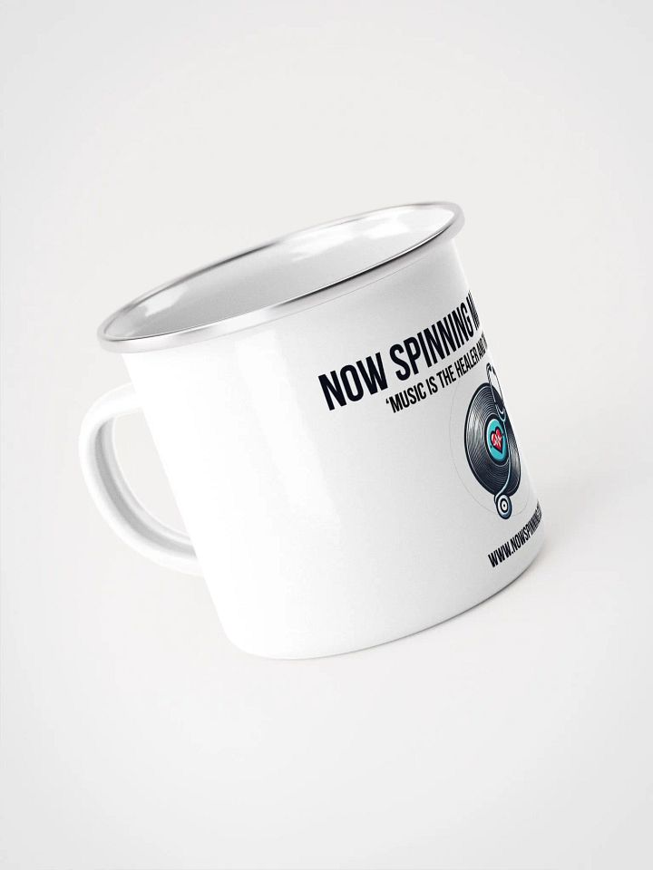 Music is the Healer & the Doctor -Enamel Mug product image (2)
