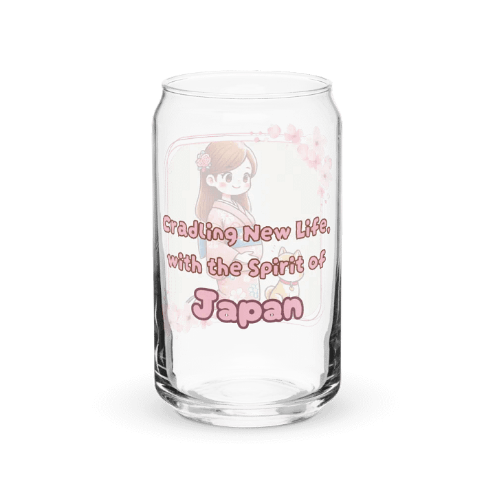 Japanese Pregnant Mom Can-Shaped Glass product image (2)
