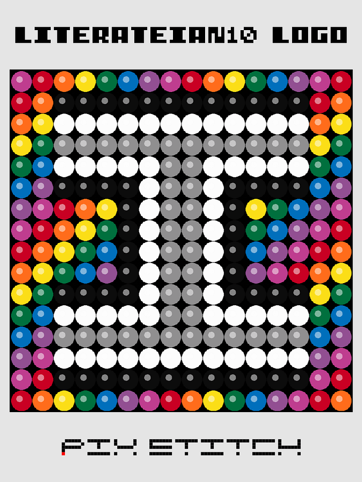 Literateian10 Logo Pixel Art product image (1)