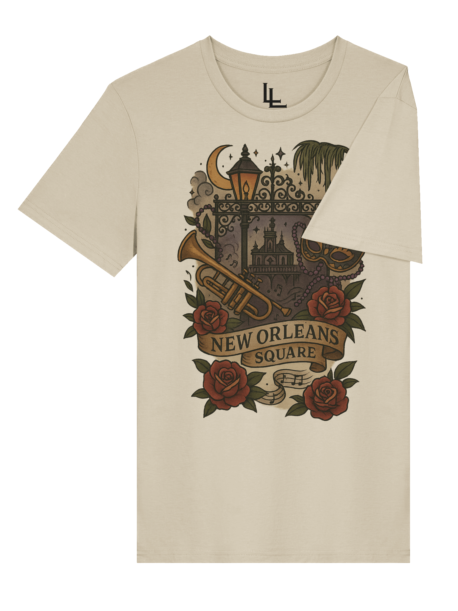 Neo-Traditional New Orleans Square Tee product image (4)