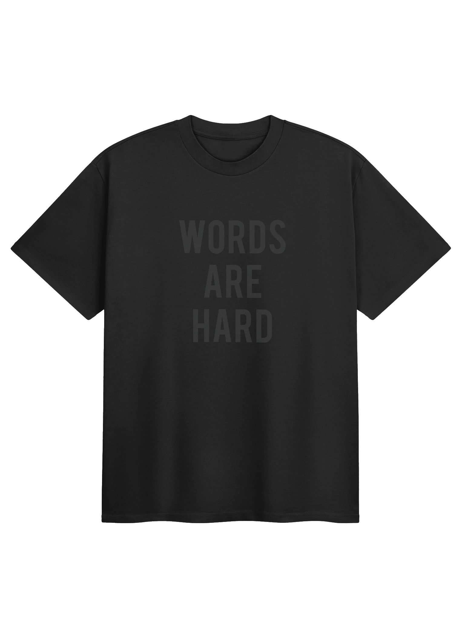 Words Are Hard Tee (premium) product image (1)