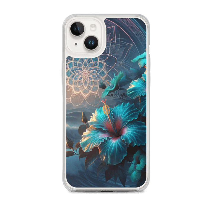 Mystic Hibiscus Mandala iPhone® Clear Case product image (1)