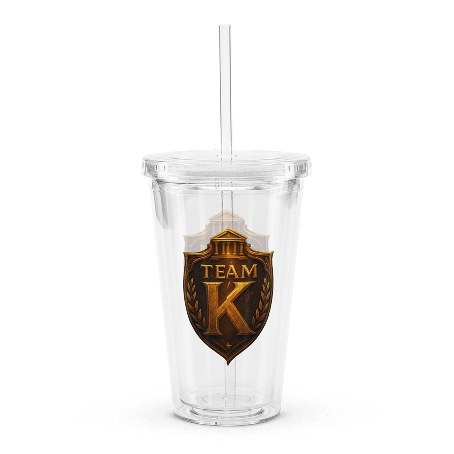 Team K V-5 Clear Plastic Tumbler product image (2)