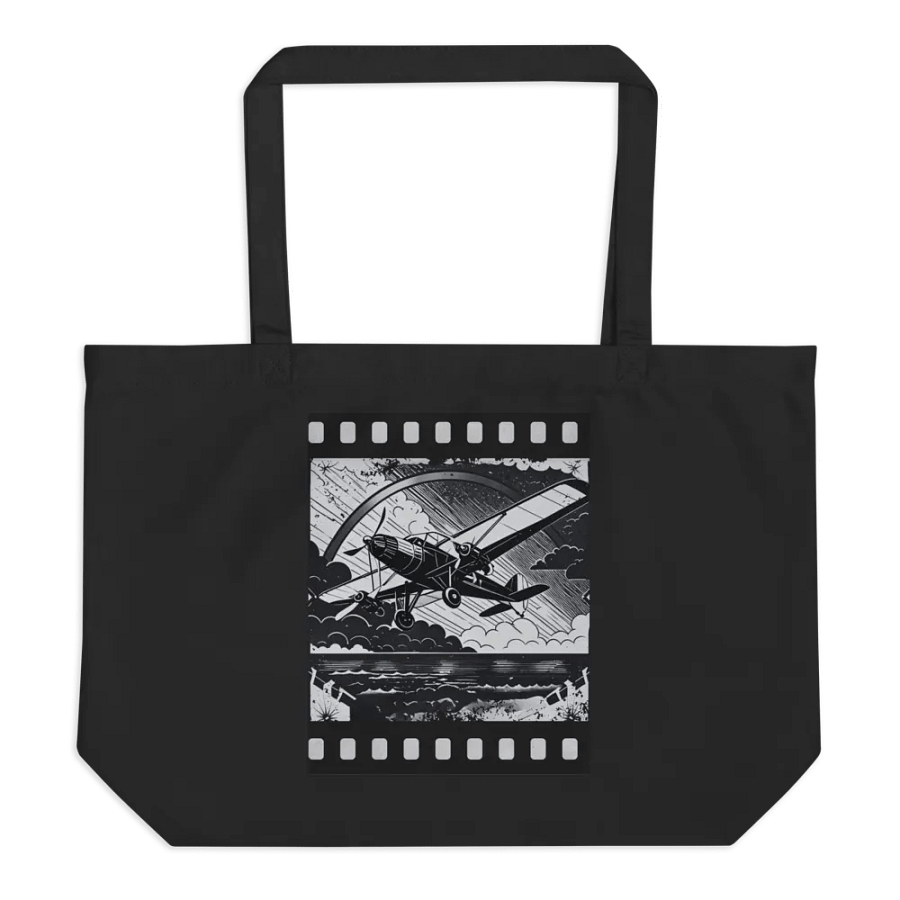 1920s Flying Movie Clip - Organic Cotton Tote product image (1)
