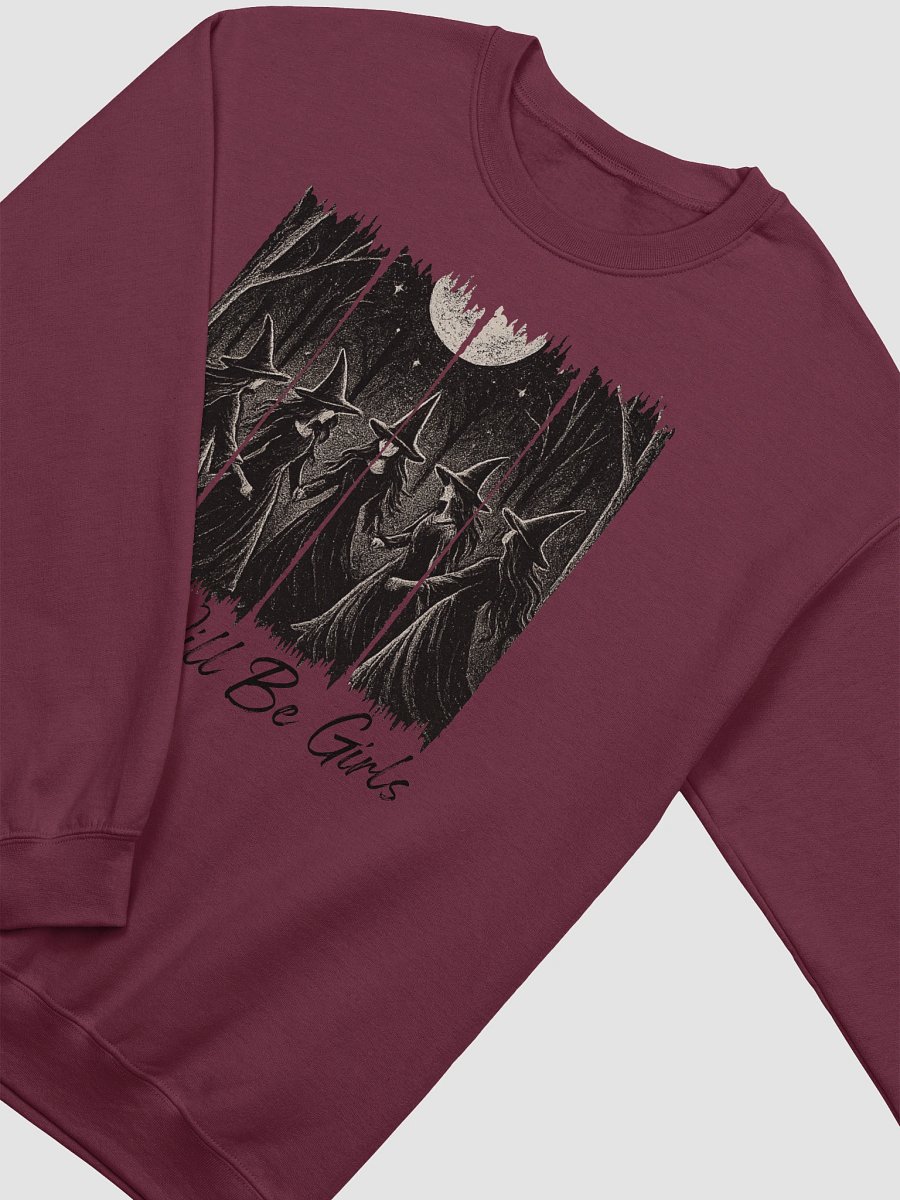 Girls Will Be Girls Halloween Witches Long Sleeve Unisex Sweatshirt Top product image (30)