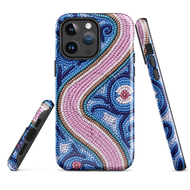 Wave Faux-Beadwork iPhone® Tough Case product image (4)