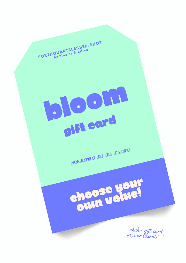 BLOOM Gift Card (Early Preview) product image (1)