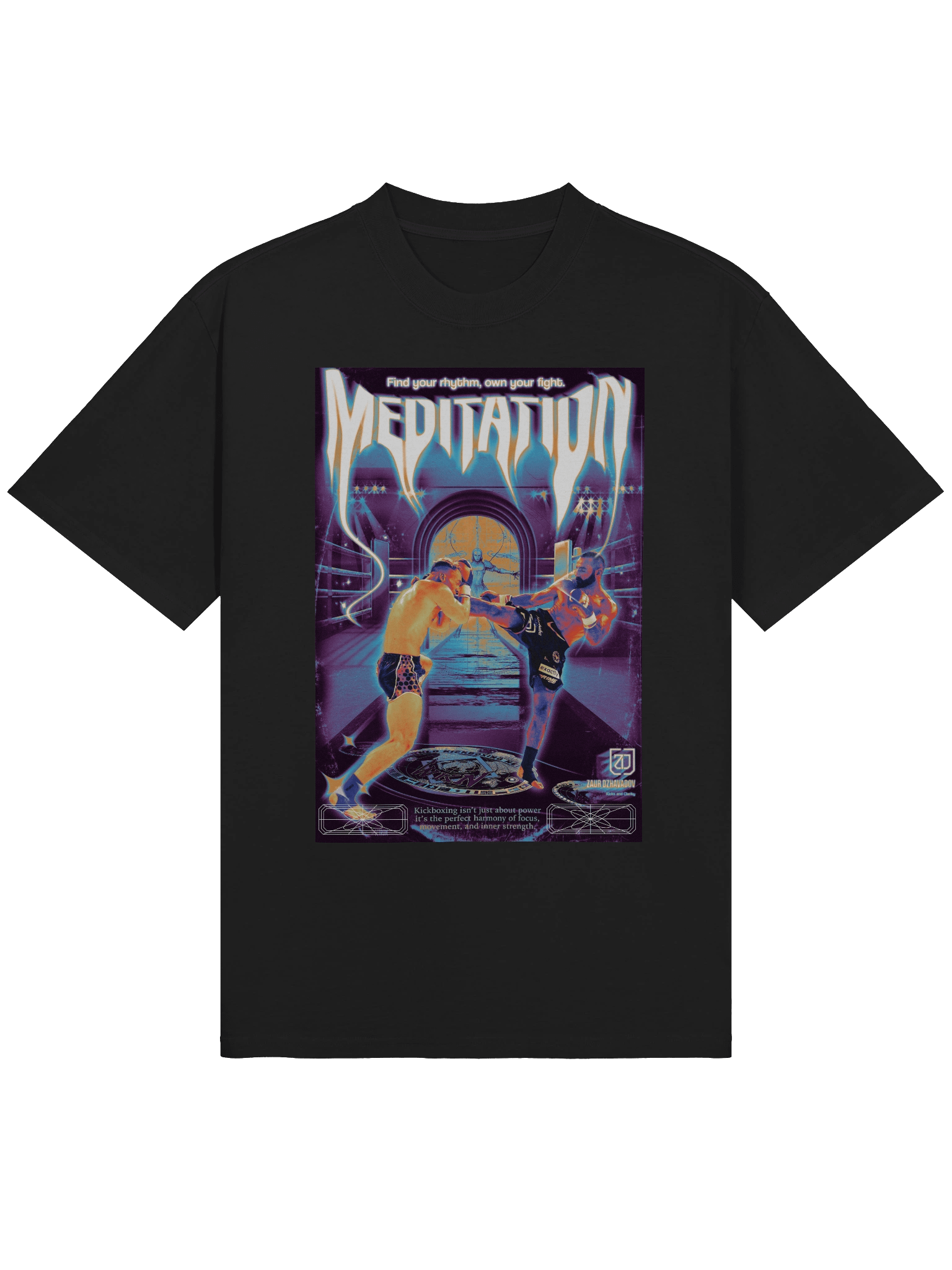 Oversized Tee - Meditation by Zaur Dzhavadov product image (8)