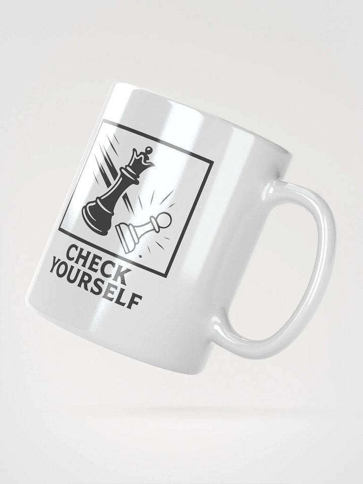 Check Yourself - White Glossy Mug product image (2)