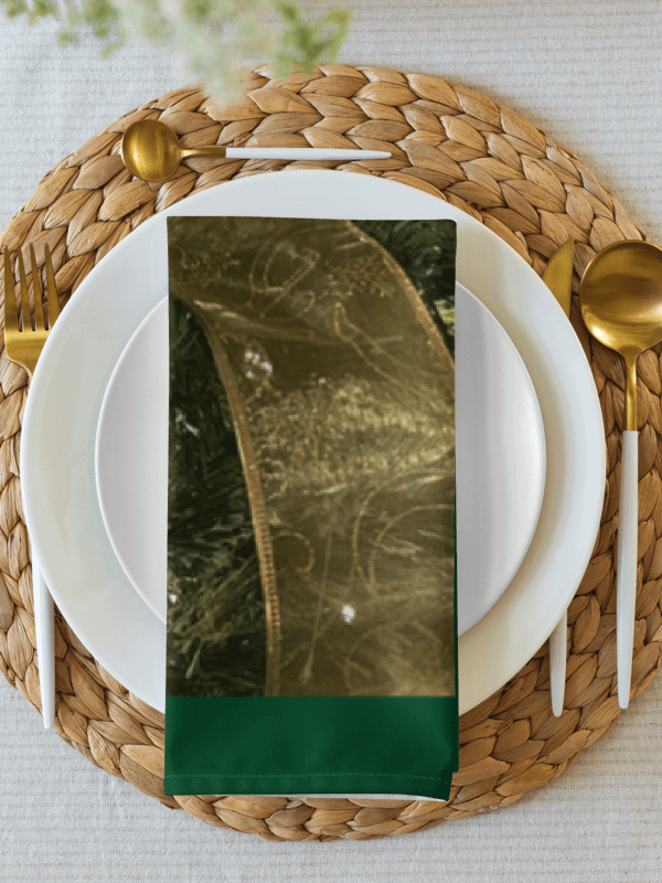 Festive Napkin Set: Golden Christmas Sparkle product image (4)