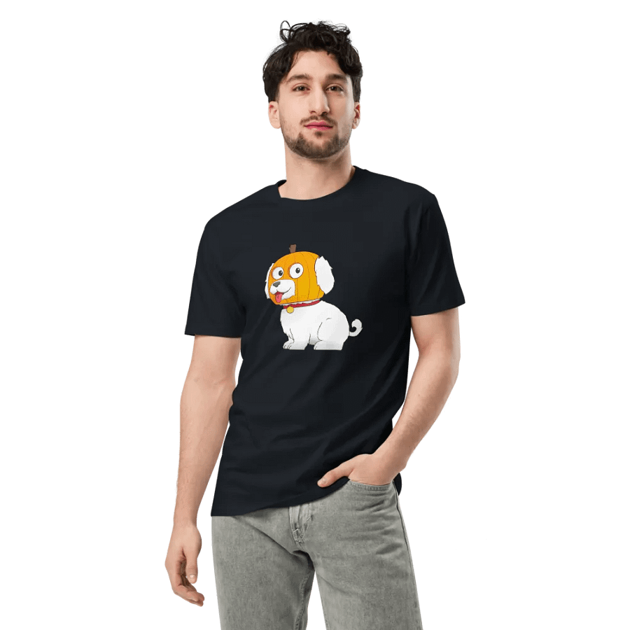 Pumpkin mask dog T-Shirt product image (3)
