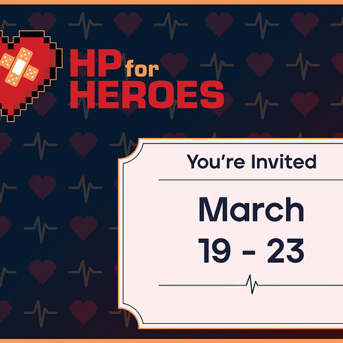 HP for Heroes has begun! ❤️🩹

We're raising funds for new GO Karts, and care packages for nurses.

Check out the streams from...