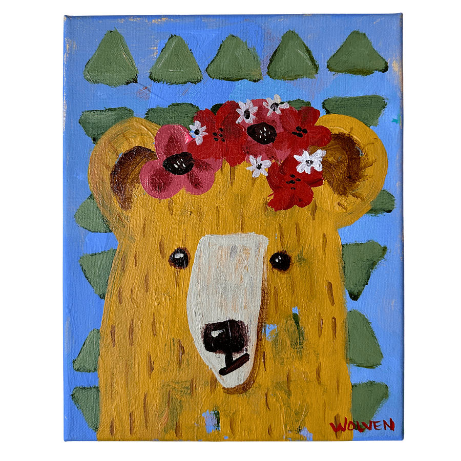 Original Painting: Blossom – The Bear of Joy product image (1)