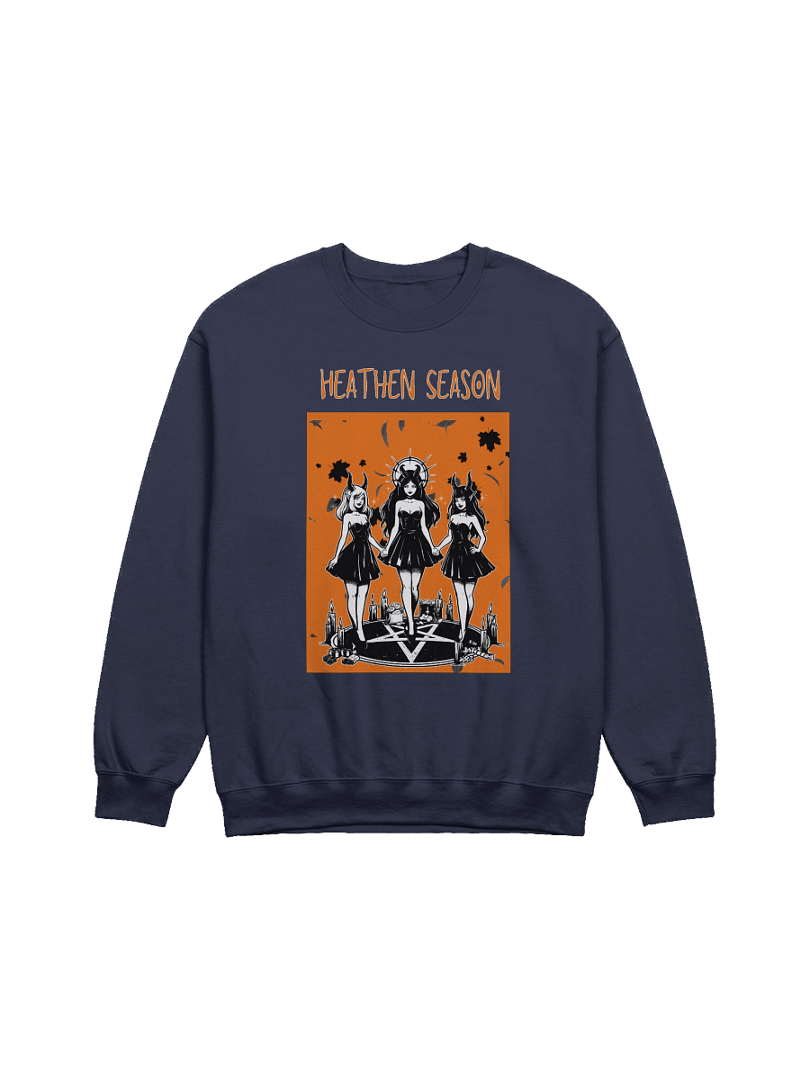 Halloween Edition It's Heathen Season Sweat Shirt Version 2 product image (3)