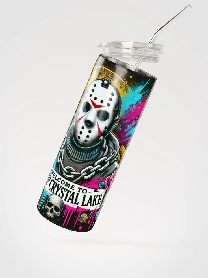Michael Myers - Halloween Movie - Camp Crystal Lake Stainless Steel Tumbler product image (2)