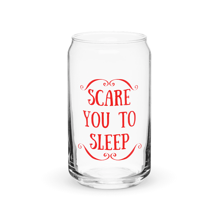 Scare You To Sleep Can Shaped Glass product image (1)