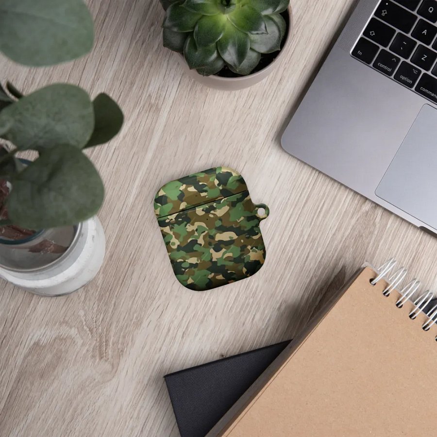 Green Camo AirPod Case product image (5)
