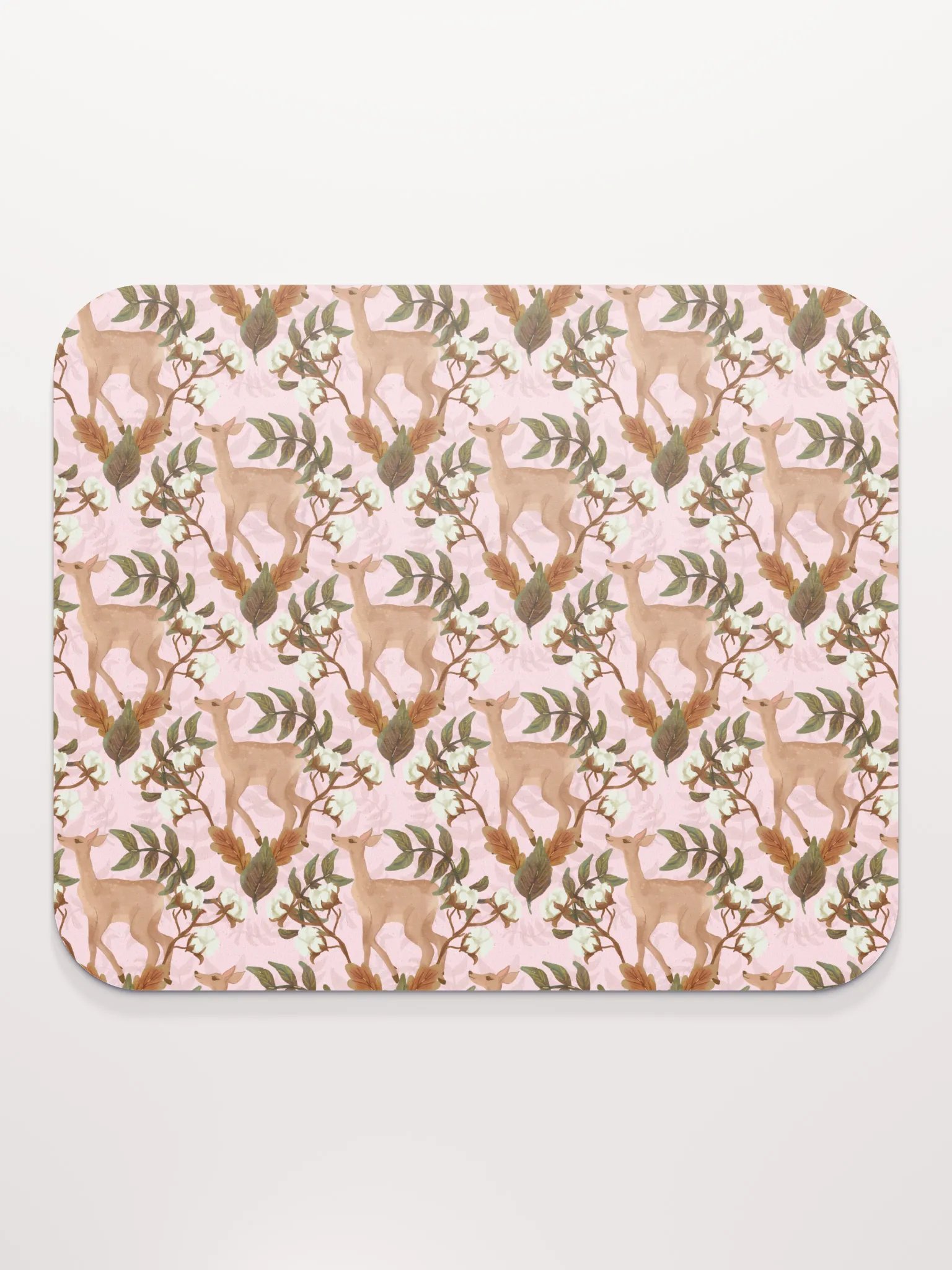 Fall in the Fields, Pink Mouse Pad product image (2)