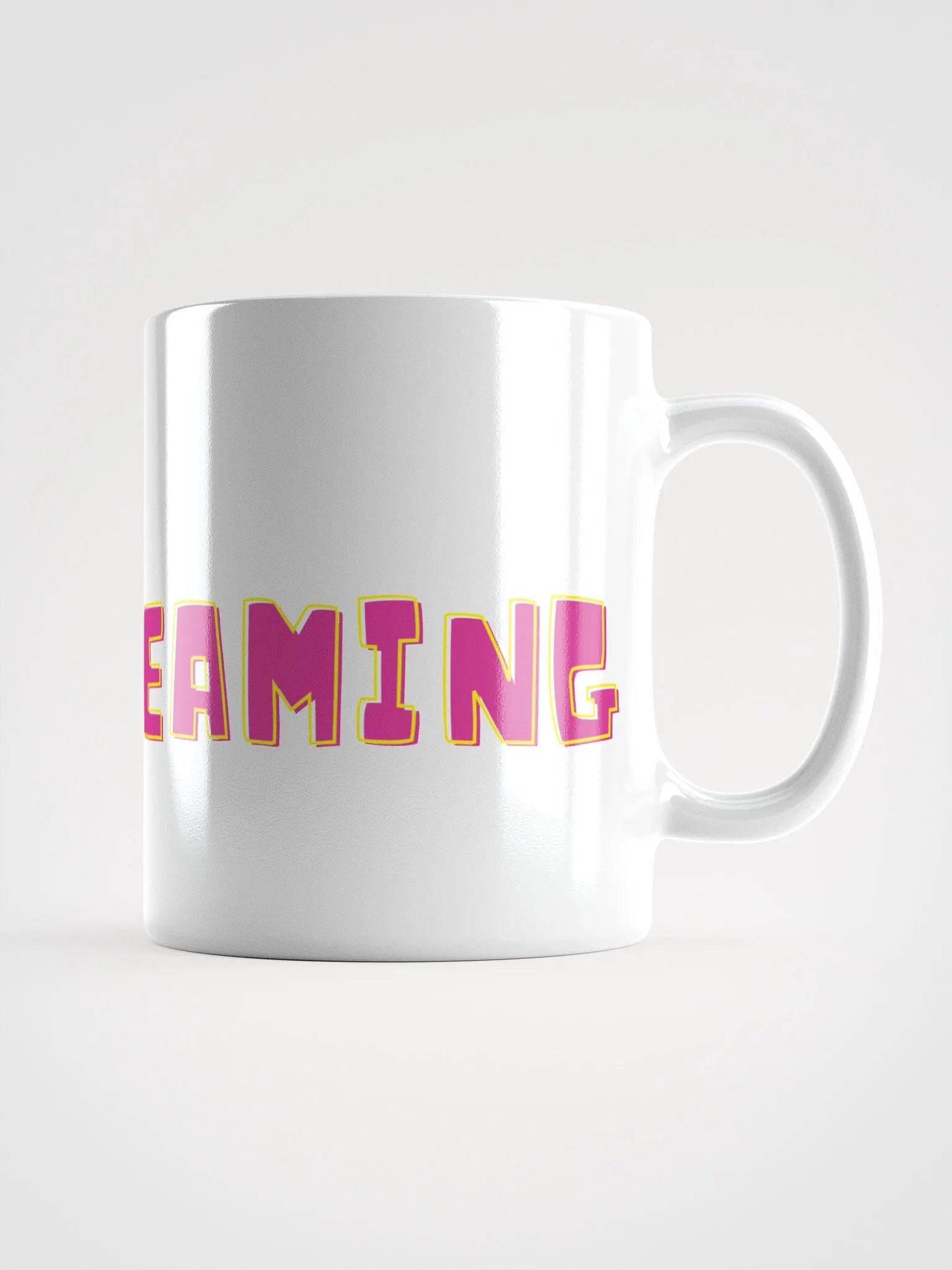 Screaming Cockatoo Mug Glossy White product image (2)