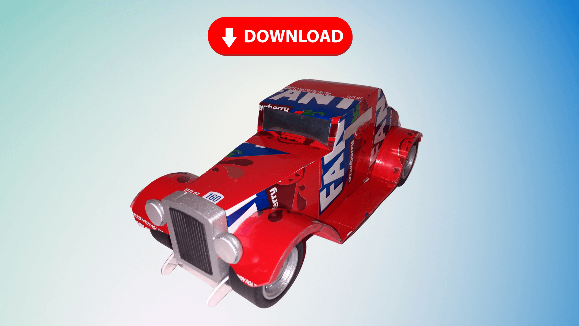 Soda Can 32 Ford 3 Window Coupe DIGITAL Plans product image (1)