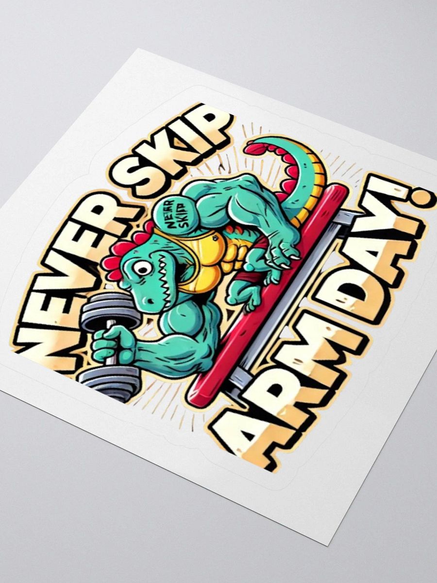 Muscle Dino Arm Day Stickers product image (3)
