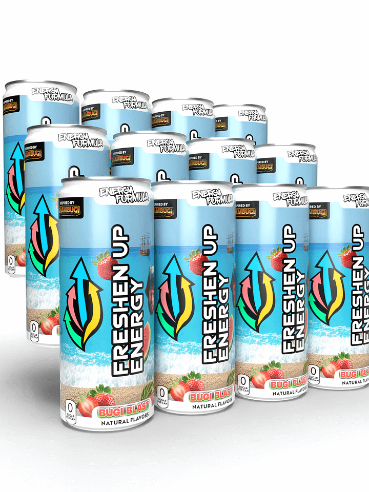 Bugi Blast Freshen Up Energy 12-Pack Cans Gift (US & Canada Shipping Only!) product image (1)