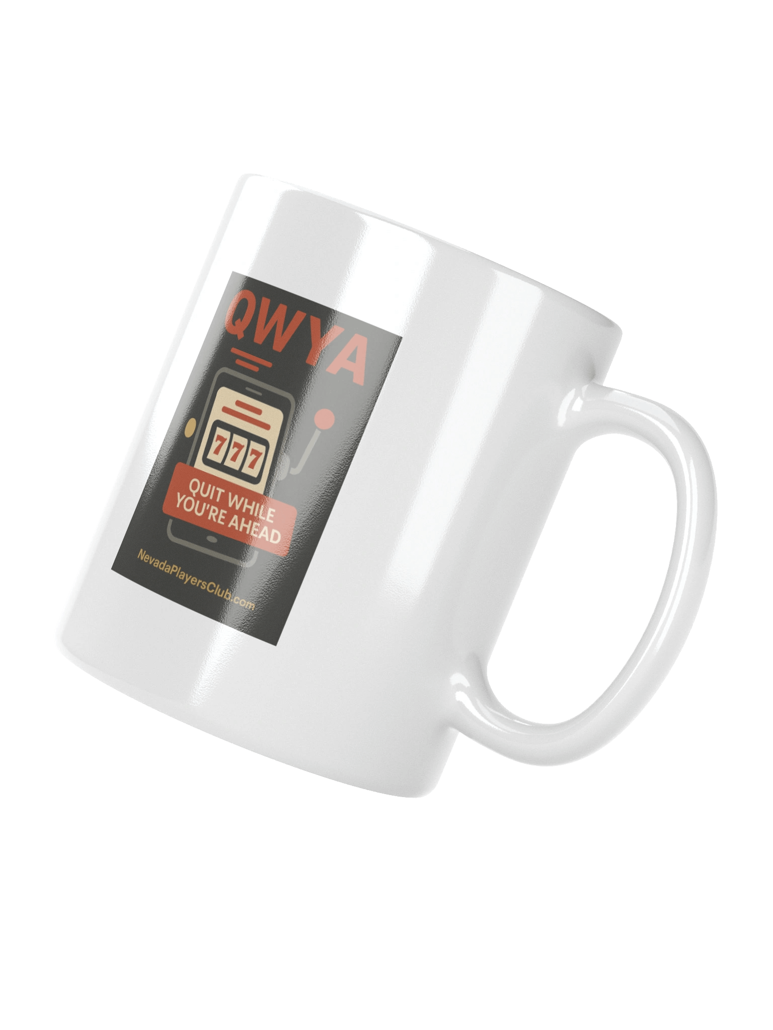 White Quit While You're Ahead Mug - Alt Version 1 product image (3)