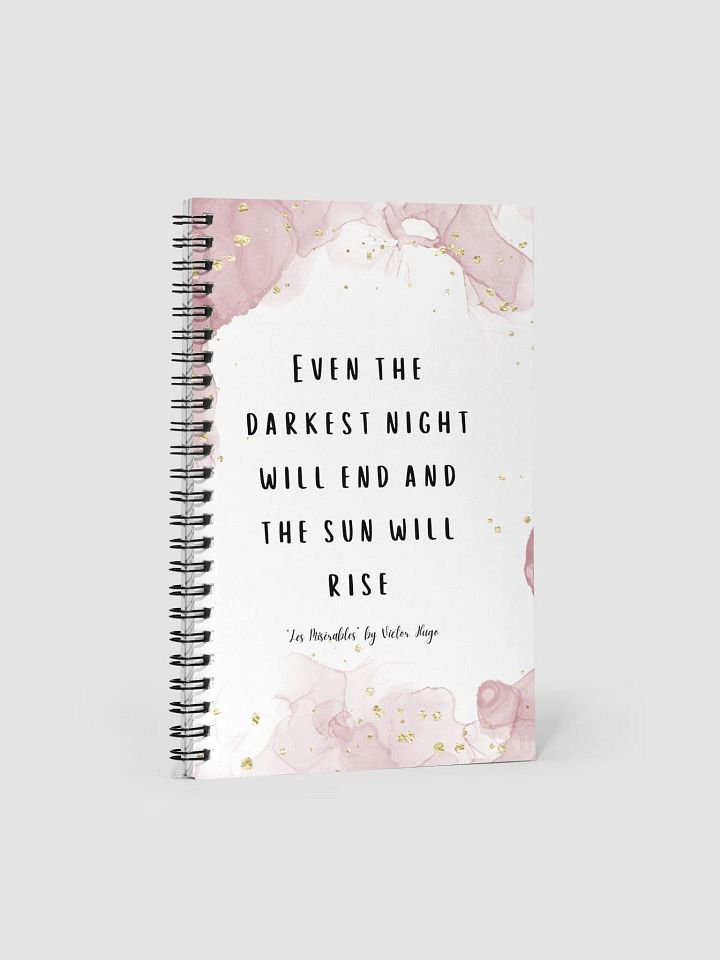 Aesthetic Les Misérables Quote Notebook product image (1)