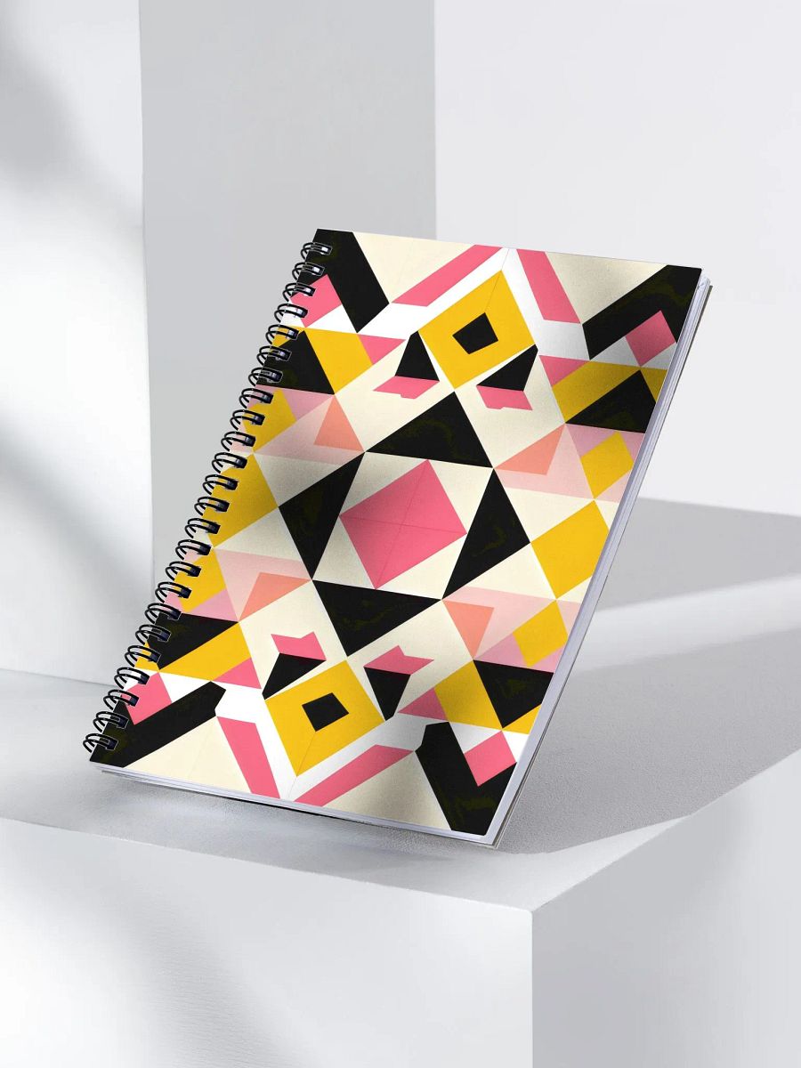 Geometric Harmony Spiral Notebook product image (3)