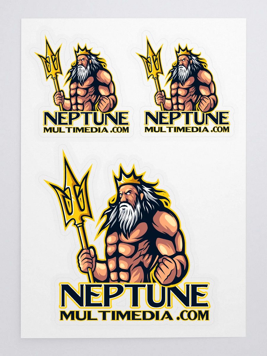 Neptune Multimedia 3 Pack Stickers product image (3)