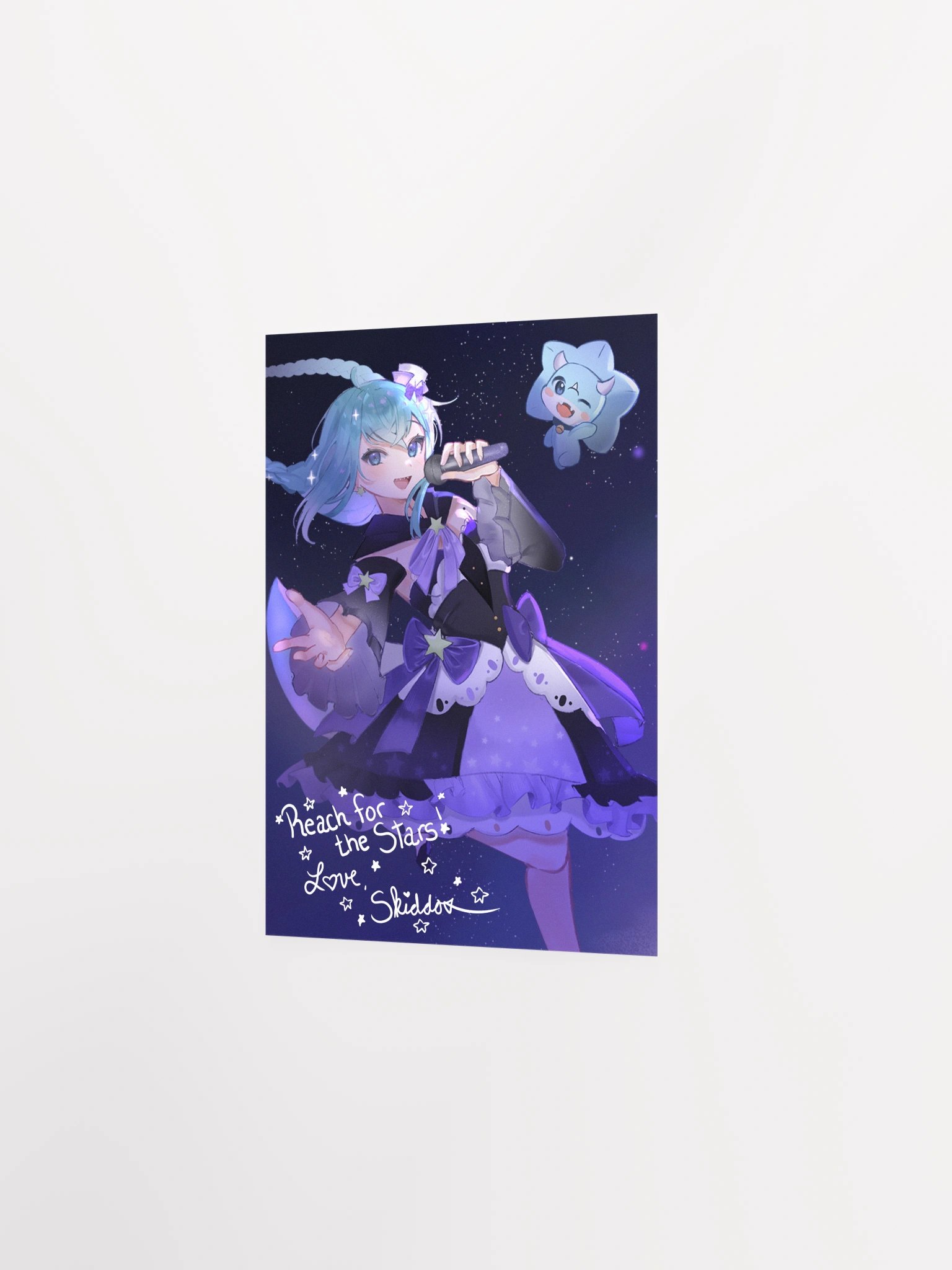 Skiddo's Starlight Serenade Matte Poster - SIGNED product image (6)