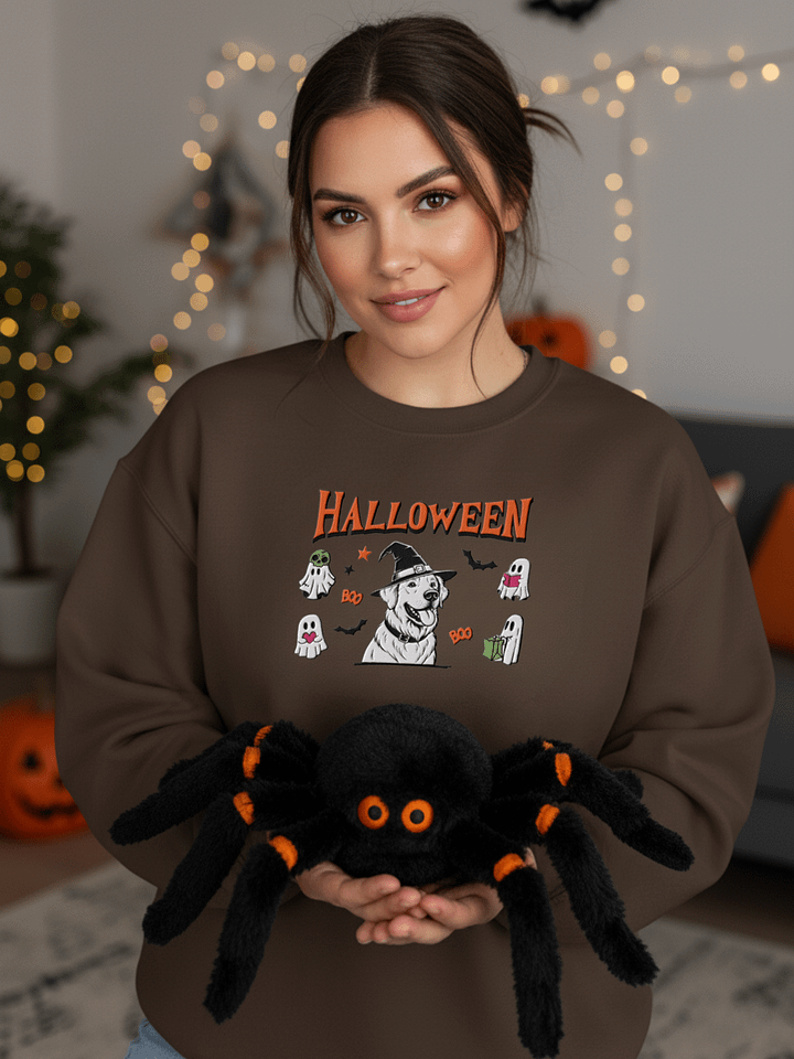 HALLOWEEN NIGHT / PERSONALIZED EMBROIDERED SWEATSHIRT / UNIQUE STYLE product image (1)