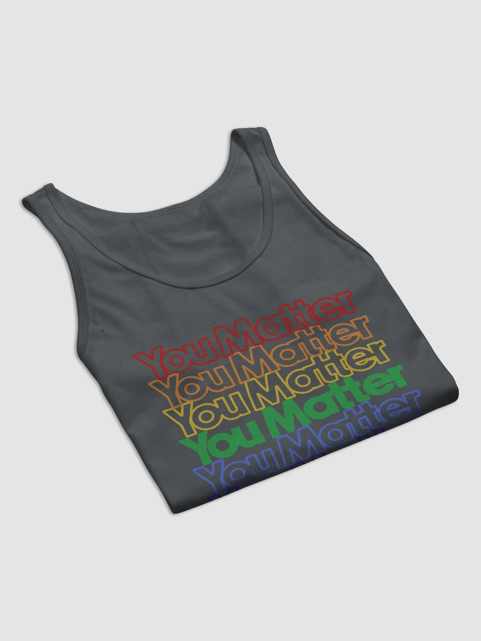 You Matter Fade (Pride) Tank Top (small shoulders) product image (46)