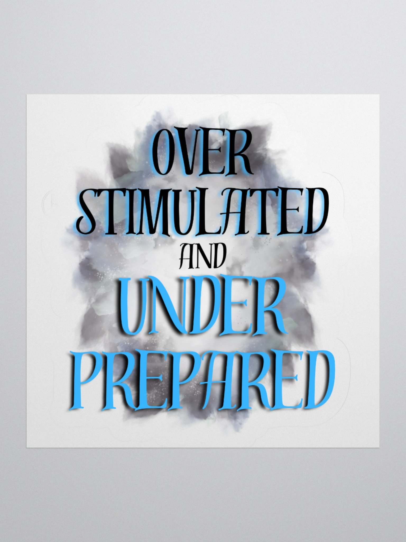 Overstimulated Sticker product image (1)