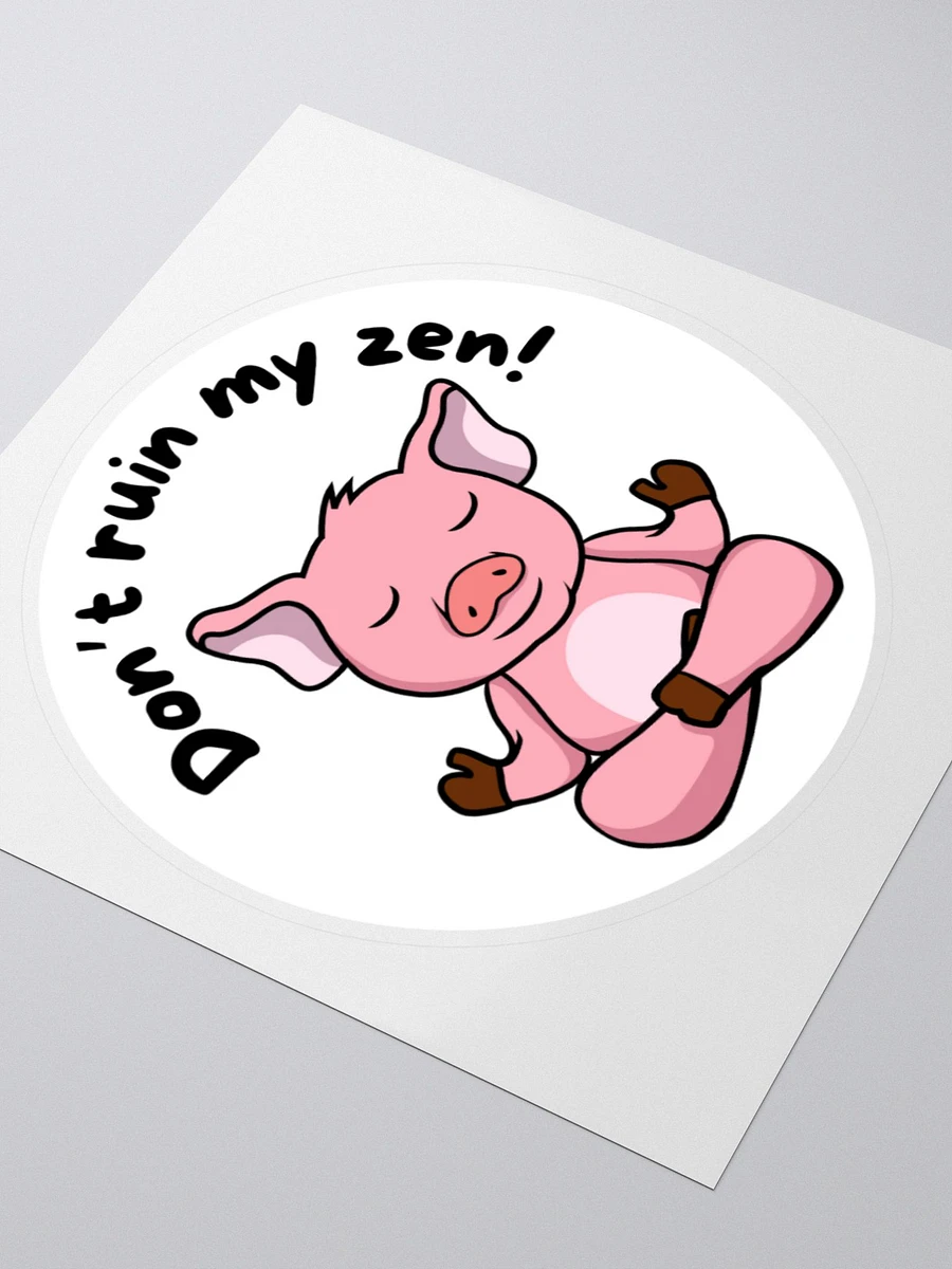 Piggy Zen Sticker product image (3)