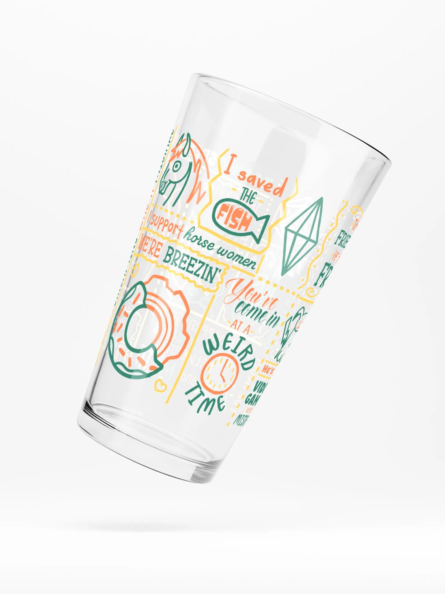 !quote Pint Glass product image (1)