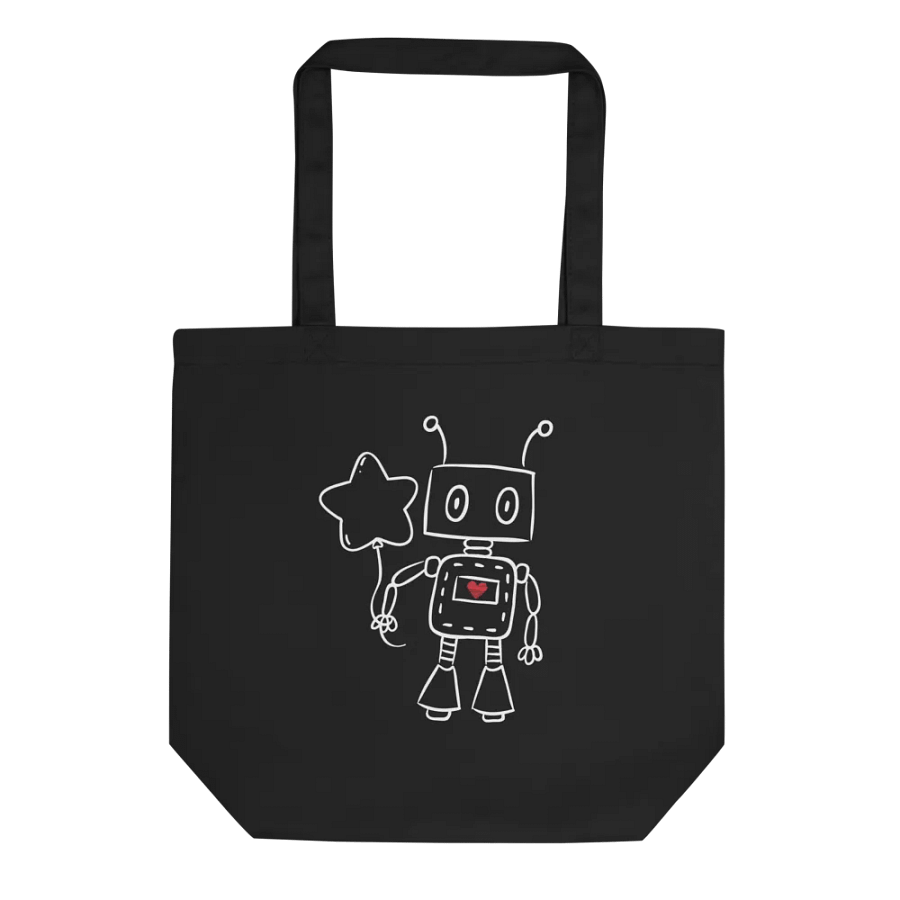 Heart Robot Eco Tote product image (3)