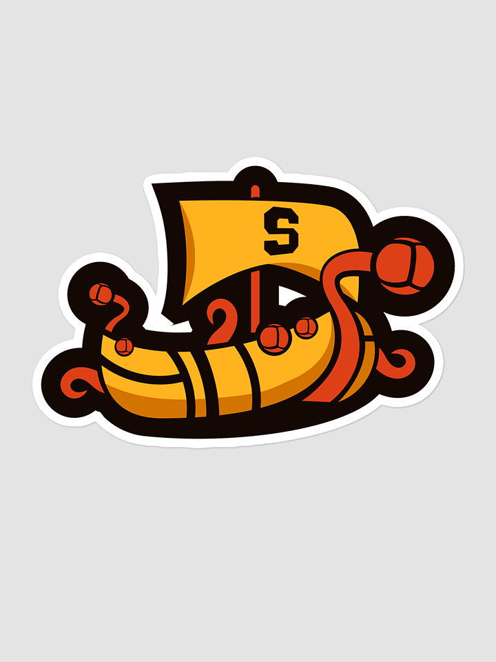 Red Ballhalla Shadow Sticker product image (1)