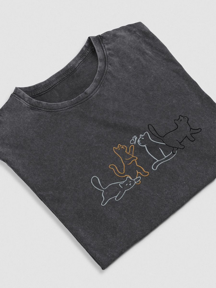Button Cat Embroidered Tee product image (3)