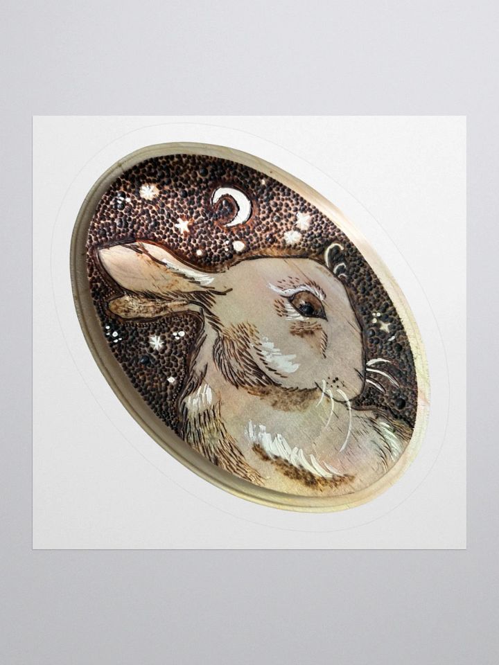 Rabbit Woodburn Sticker product image (2)