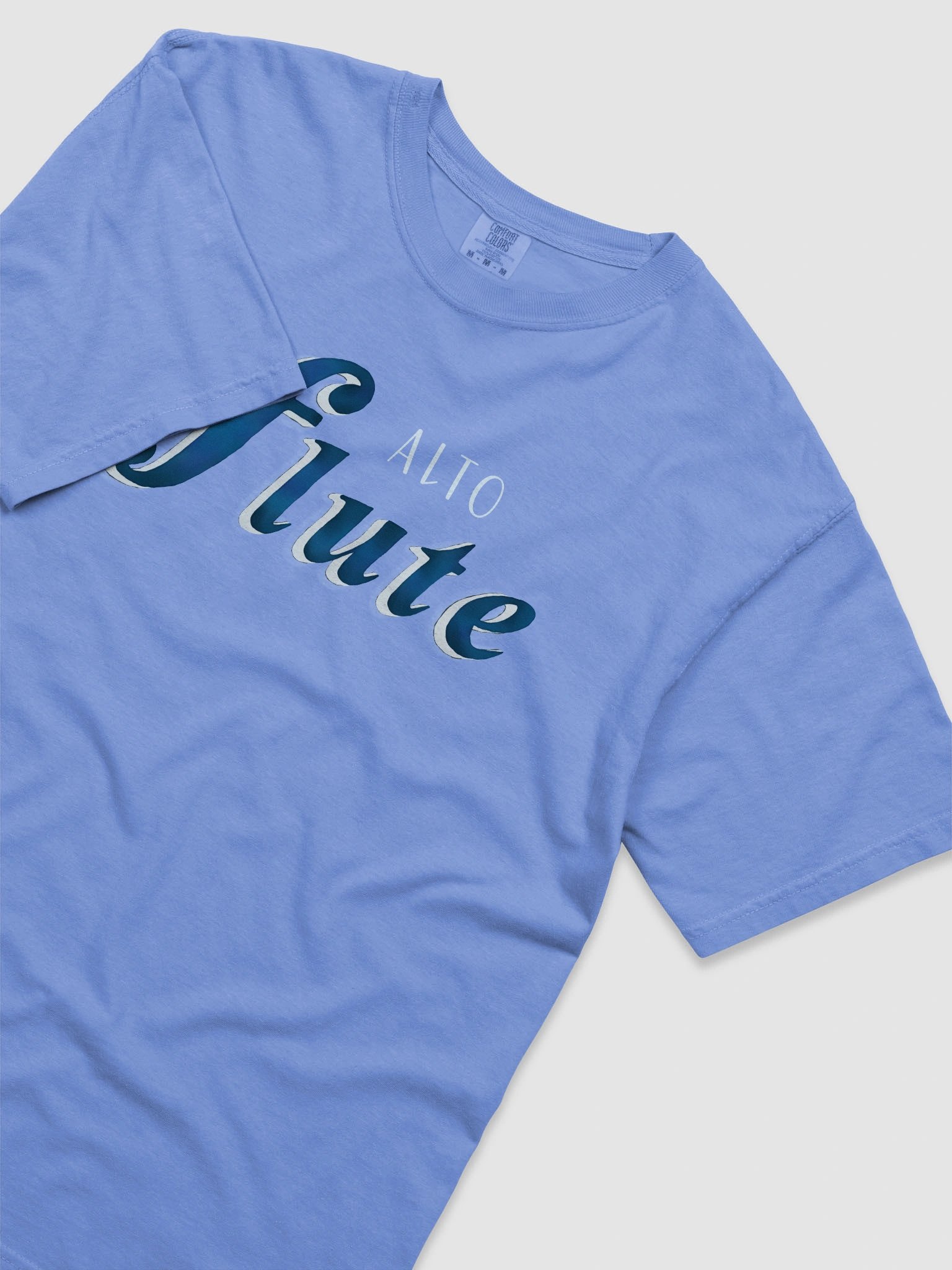 Alto Flute Script T-Shirt - (Forte Symbol) - Unisex product image (5)