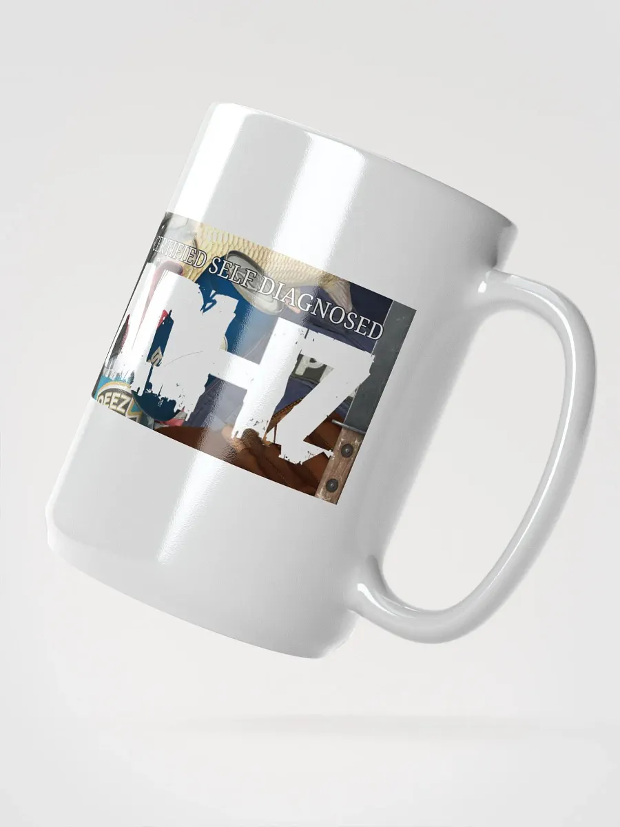 Certified ADHD White Glossy Mug product image (2)