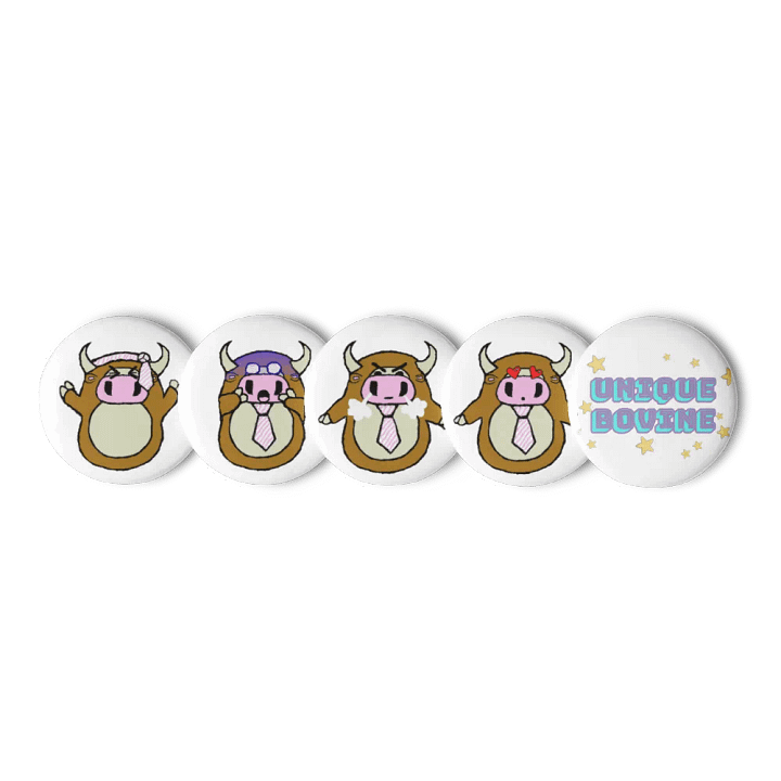 Bovine Button Pins product image (2)